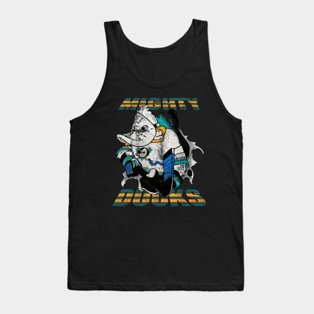 RETRO MIGHTY DUCKS FIGHTERS Tank Top by wesgemblung